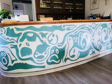 Sgraffito Fische